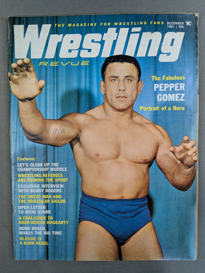 Wrestling REVUE 1961年12月号