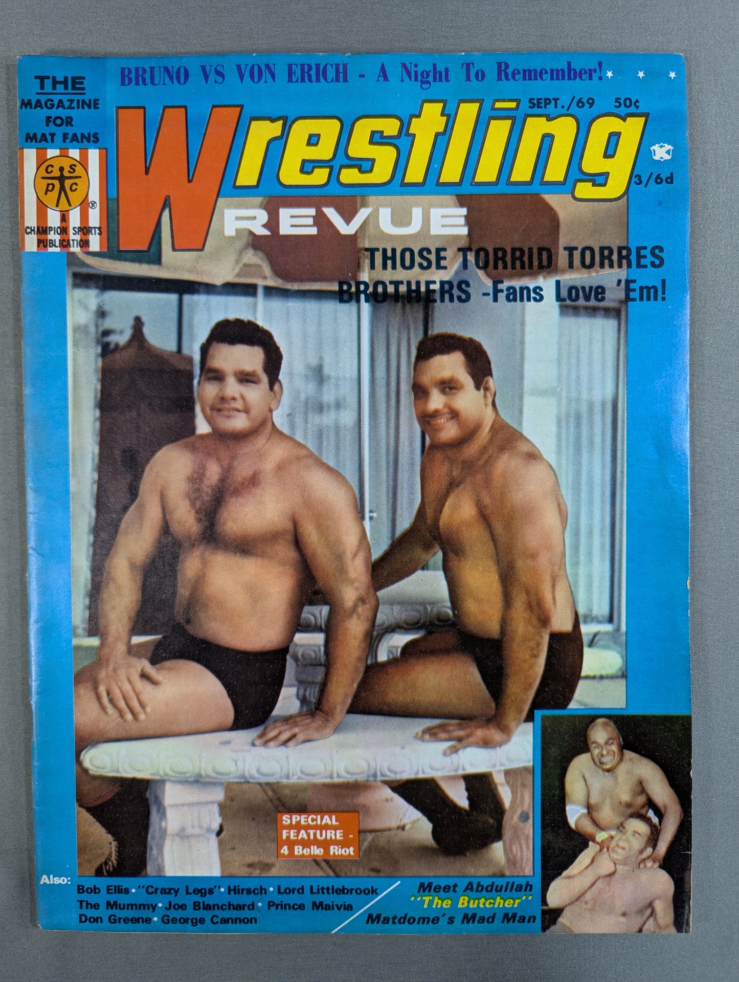 Wrestling REVUE 1969年9月号