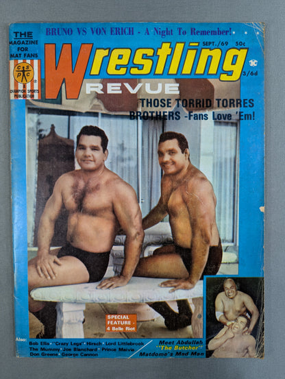 Wrestling REVUE 1969年9月号