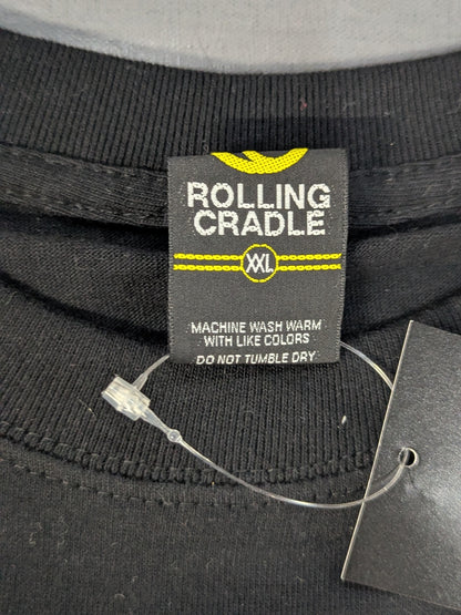 エル・デスペラード×ROLLING CRADLE コラボTシャツ④(ブラック×ゴールド)