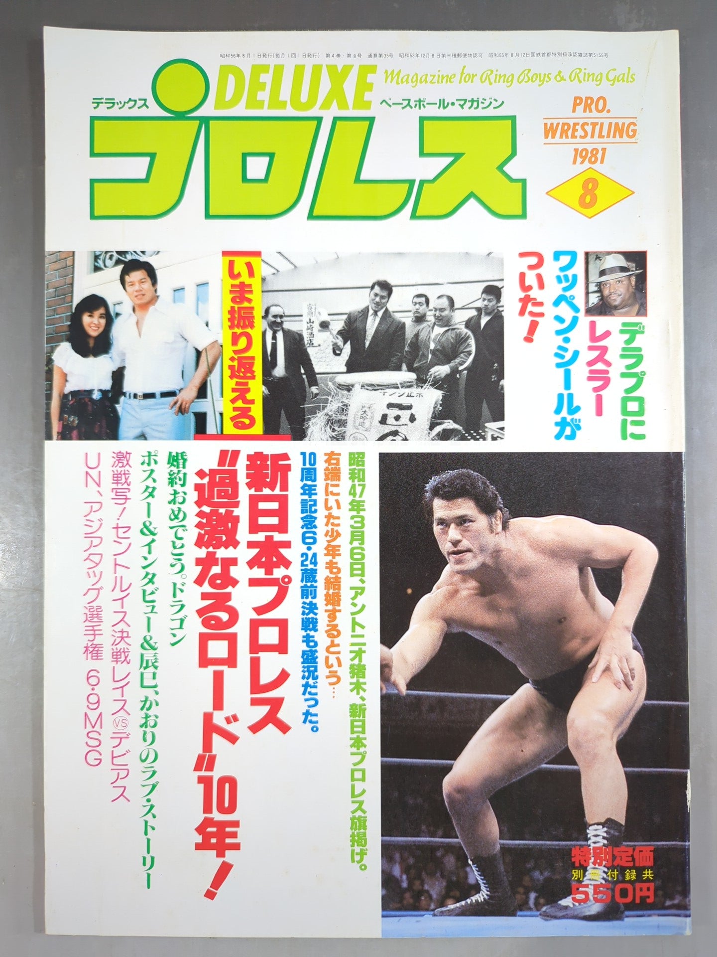 Deluxe Pro Wrestling August 1981