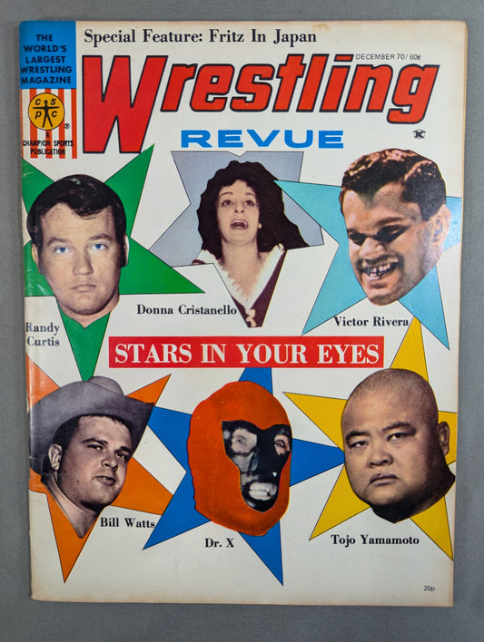 ★日本語解説付★ Wrestling REVUE 1970年12月号