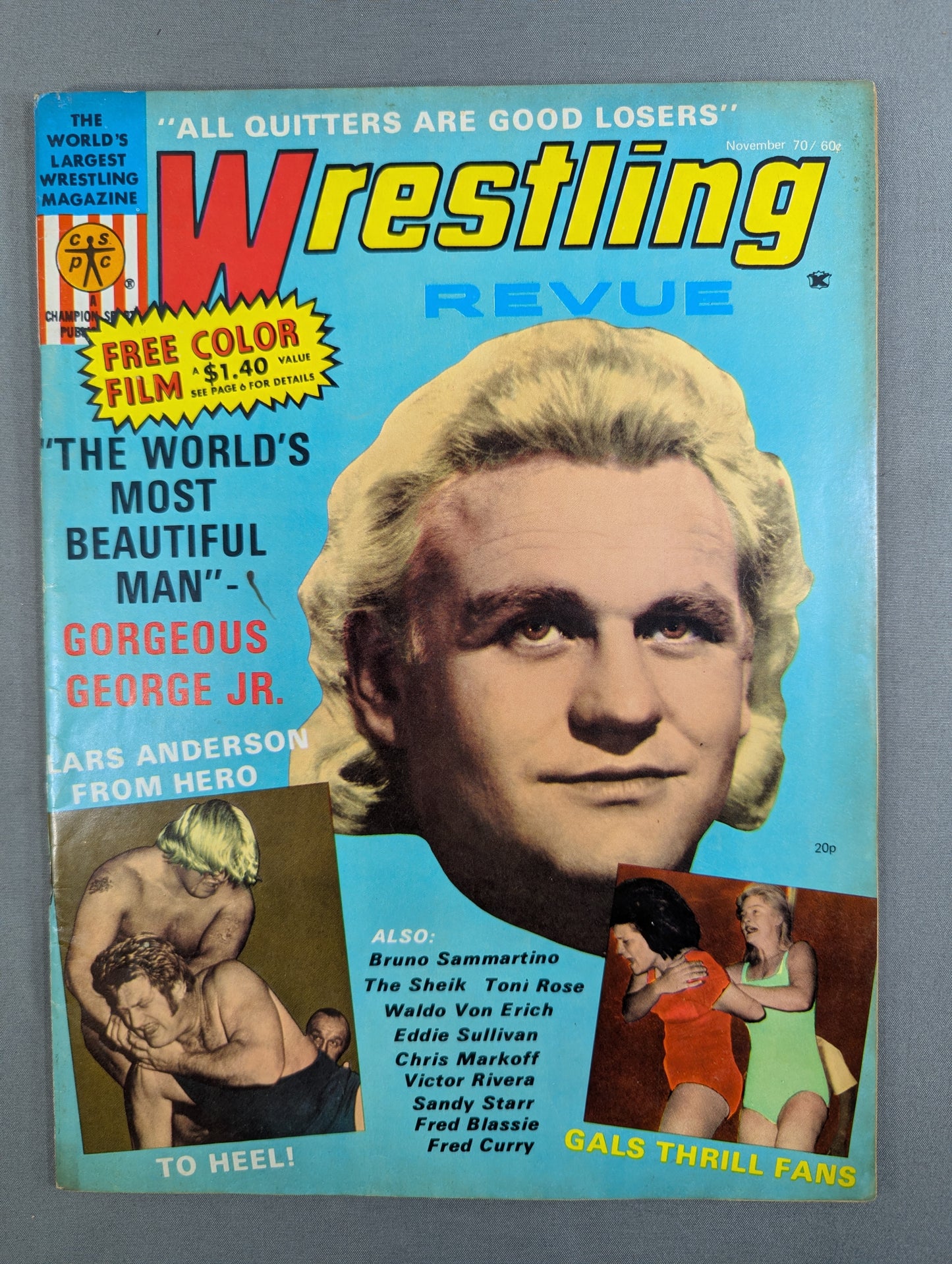 Wrestling REVUE 1970年11月号
