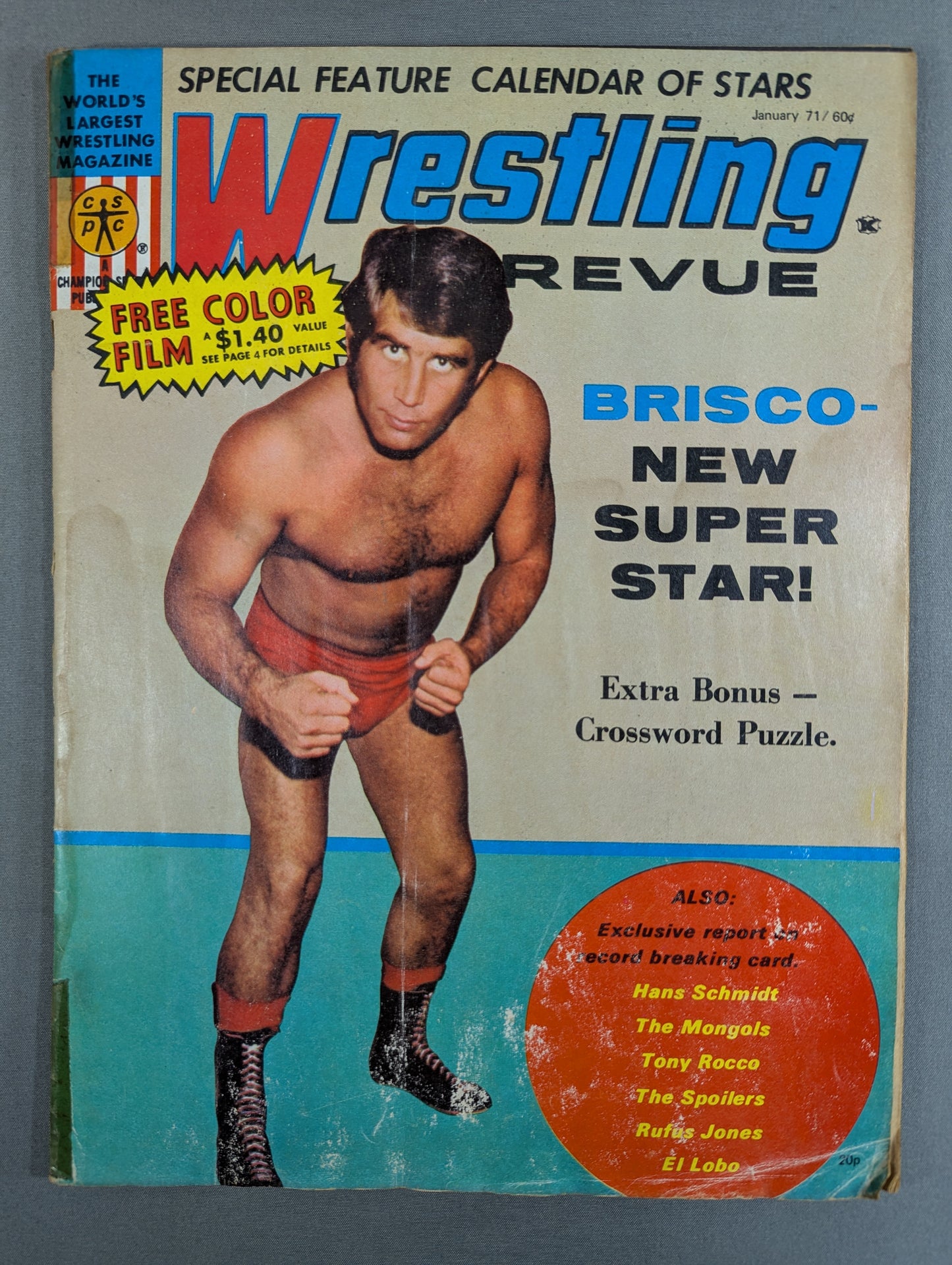 ★ Wrestling REVUE with ★Japanese commentary January 1971 issue