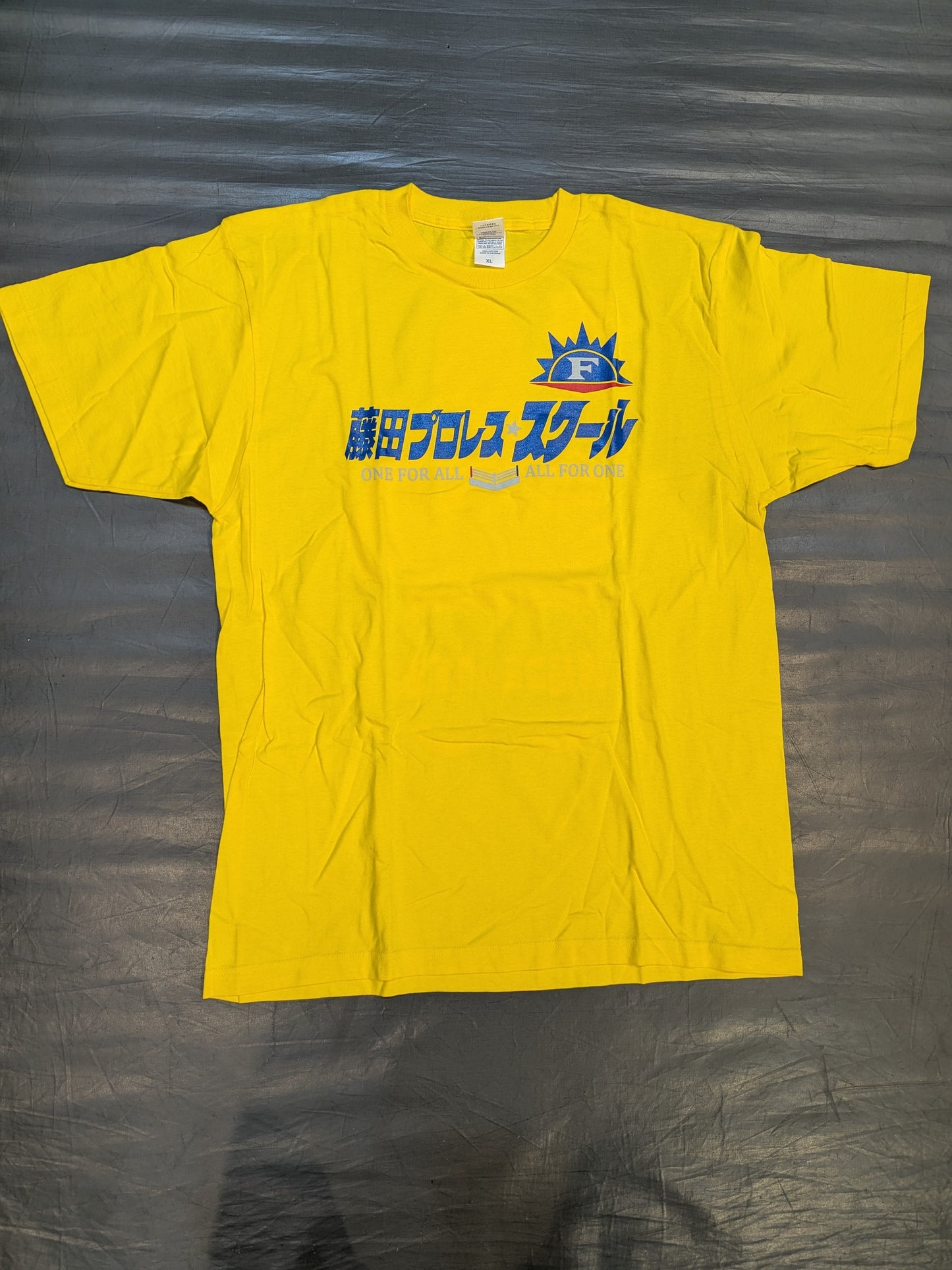 藤田プロレス★スクール「沖縄校」Tシャツ(イエロー)