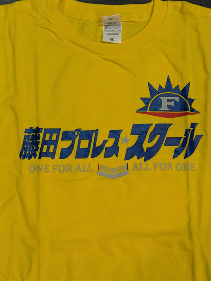 藤田プロレス★スクール「沖縄校」Tシャツ(イエロー)