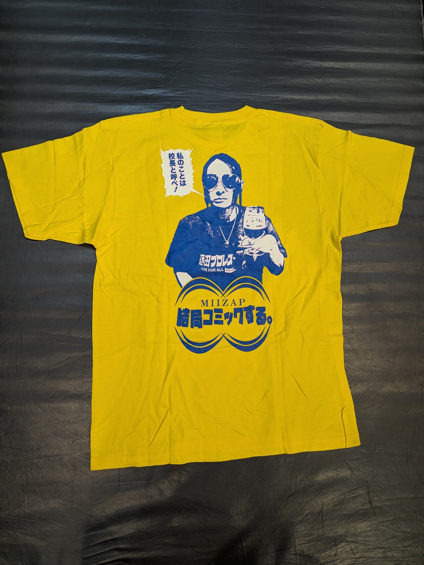 藤田プロレス★スクール「沖縄校」Tシャツ(イエロー)