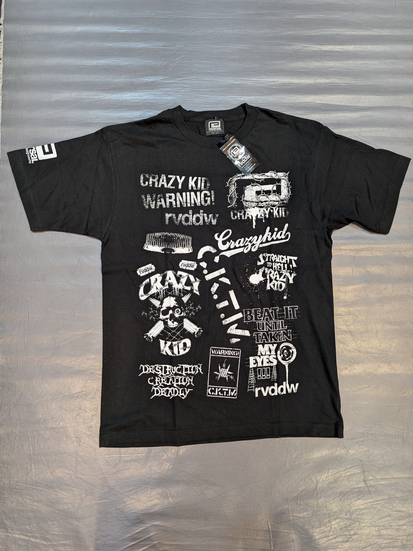 竹田誠志「CRAZY KID ALL LOGO」Tシャツ