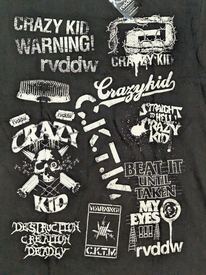 竹田誠志「CRAZY KID ALL LOGO」Tシャツ