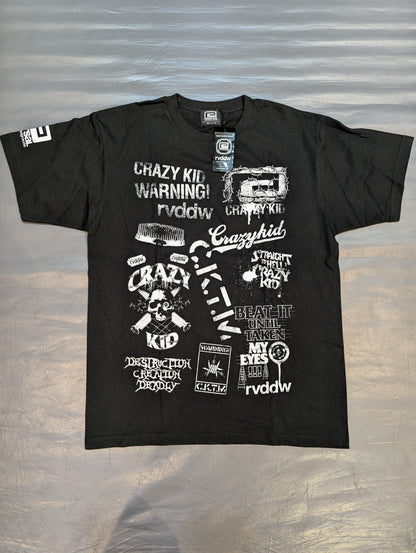 Masashi Takeda "CRAZY KID ALL LOGO" T-shirt