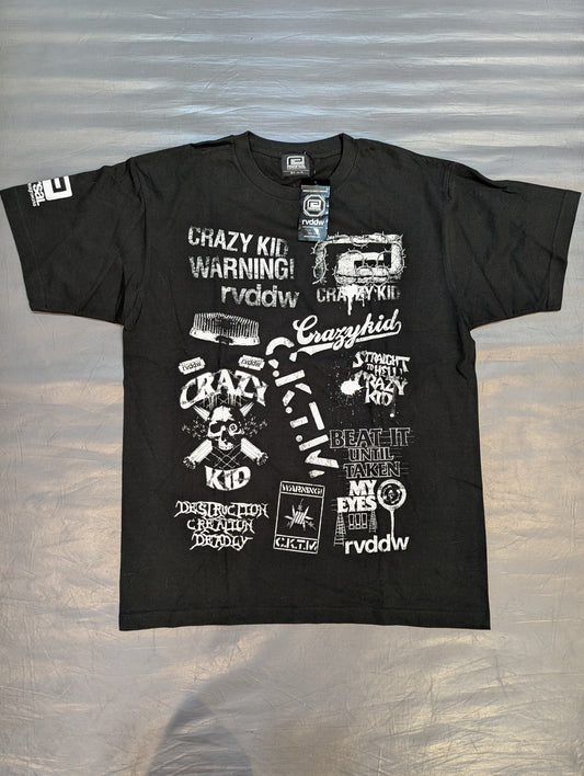 竹田誠志「CRAZY KID ALL LOGO」Tシャツ
