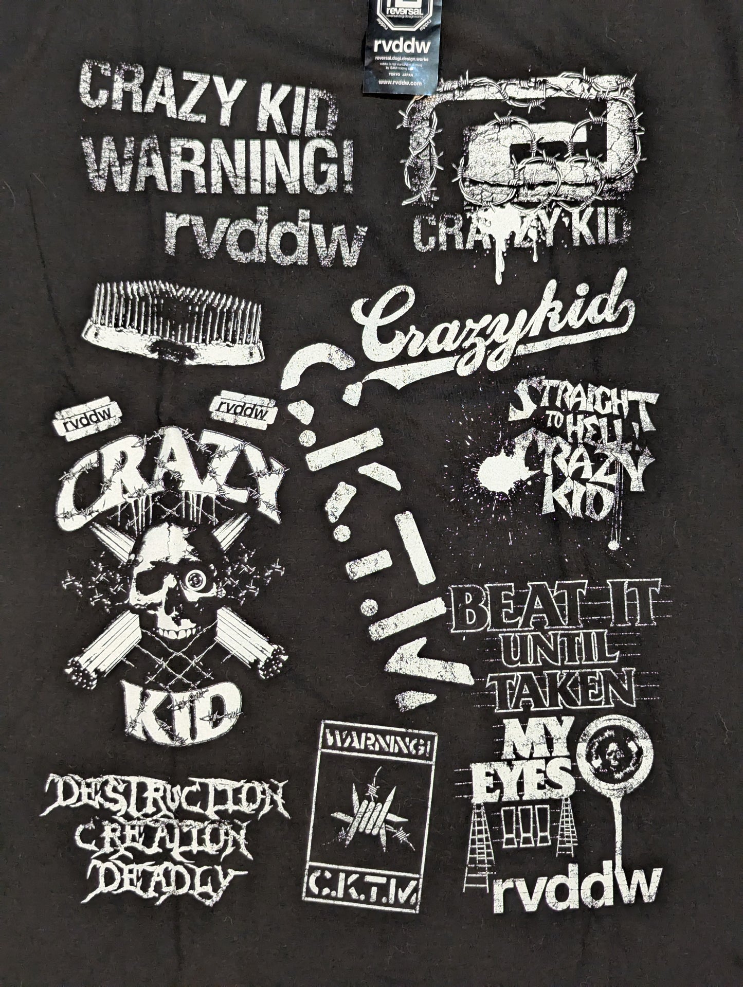 Masashi Takeda "CRAZY KID ALL LOGO" T-shirt