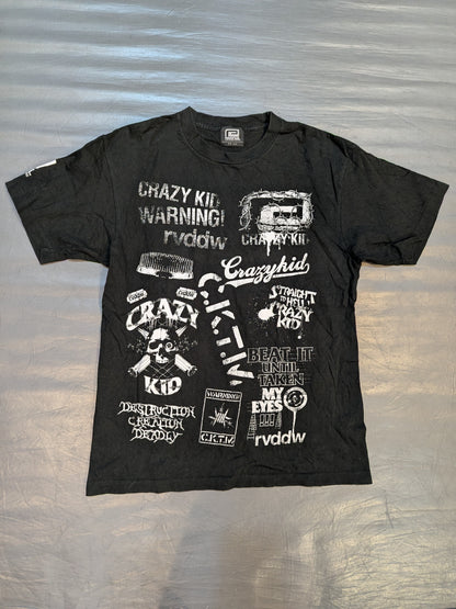 竹田誠志「CRAZY KID ALL LOGO」Tシャツ