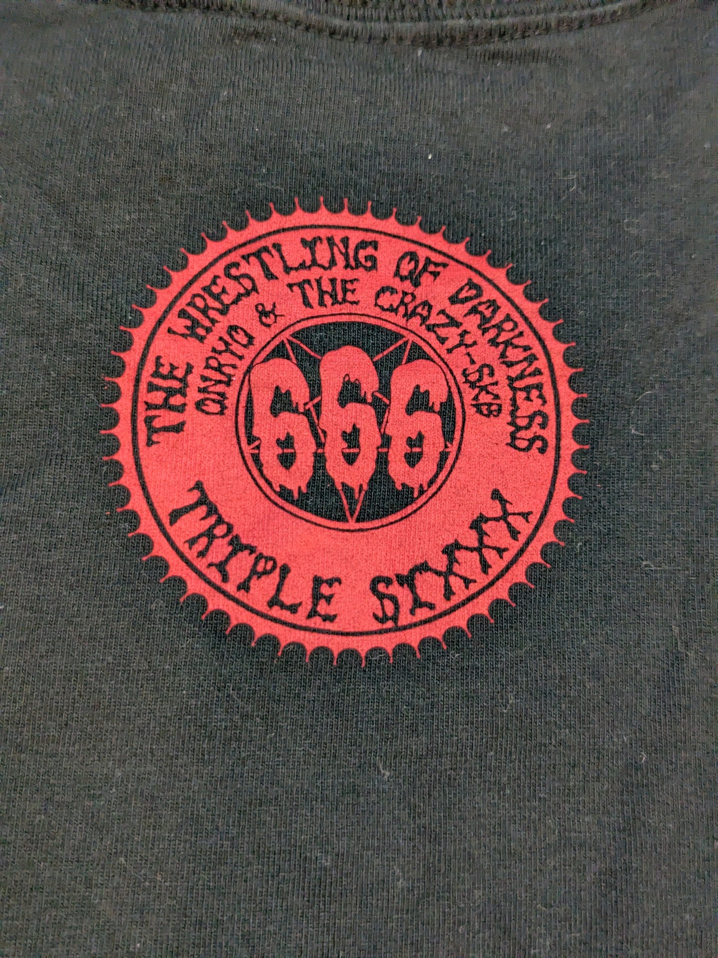 Wrestling of Darkness 666 'Twelve Obsessions Organization Launch Commemorative Tournament' T-shirt