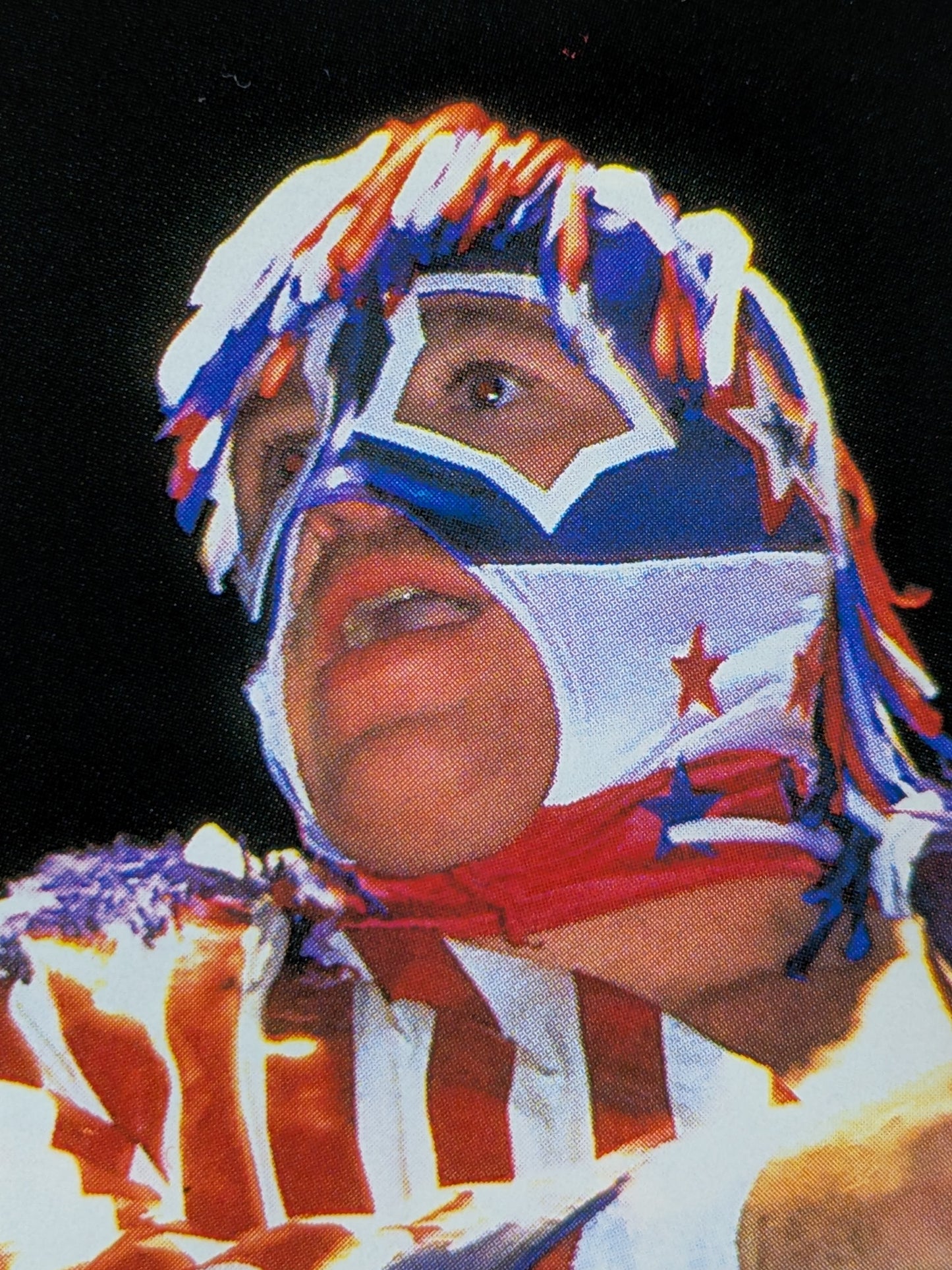 The American Love Machine's ★ last mask worn by him during their visit to Japan!! ★