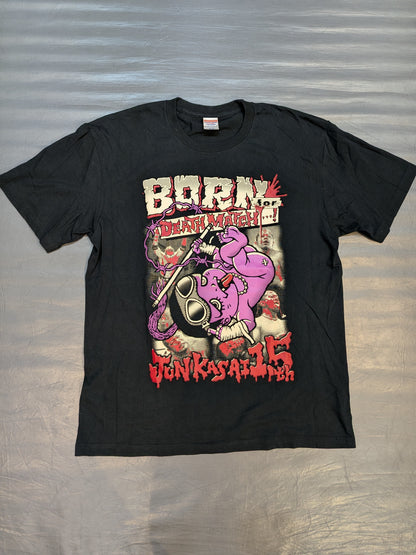 葛西純 15周年記念「BORN for DEATH MATCH...!」Tシャツ(パープル)
