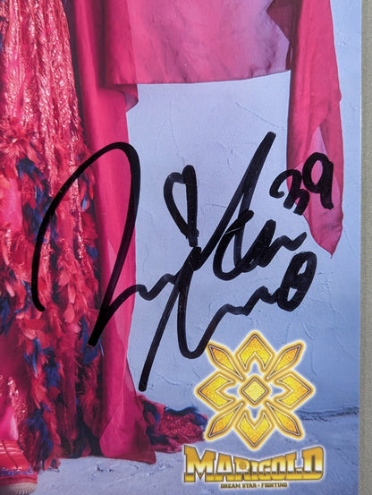 [Miku Aono  hand signed autograph 】Marigold / MARIGOLD GUIDE BOOK Vol.3