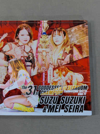 Suzu Suzuki &MEI SEIRA 31st Goddess of Stardom Coronation Commemoration Acrylic Block