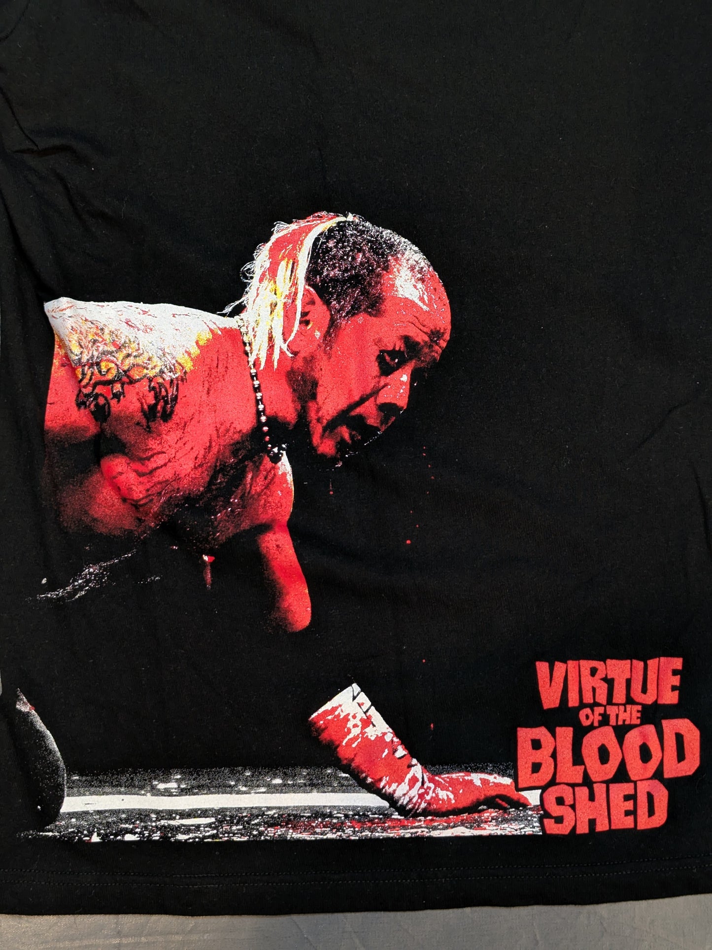 葛西純「VIRTUE OF THE BLOOD SHED」Tシャツ