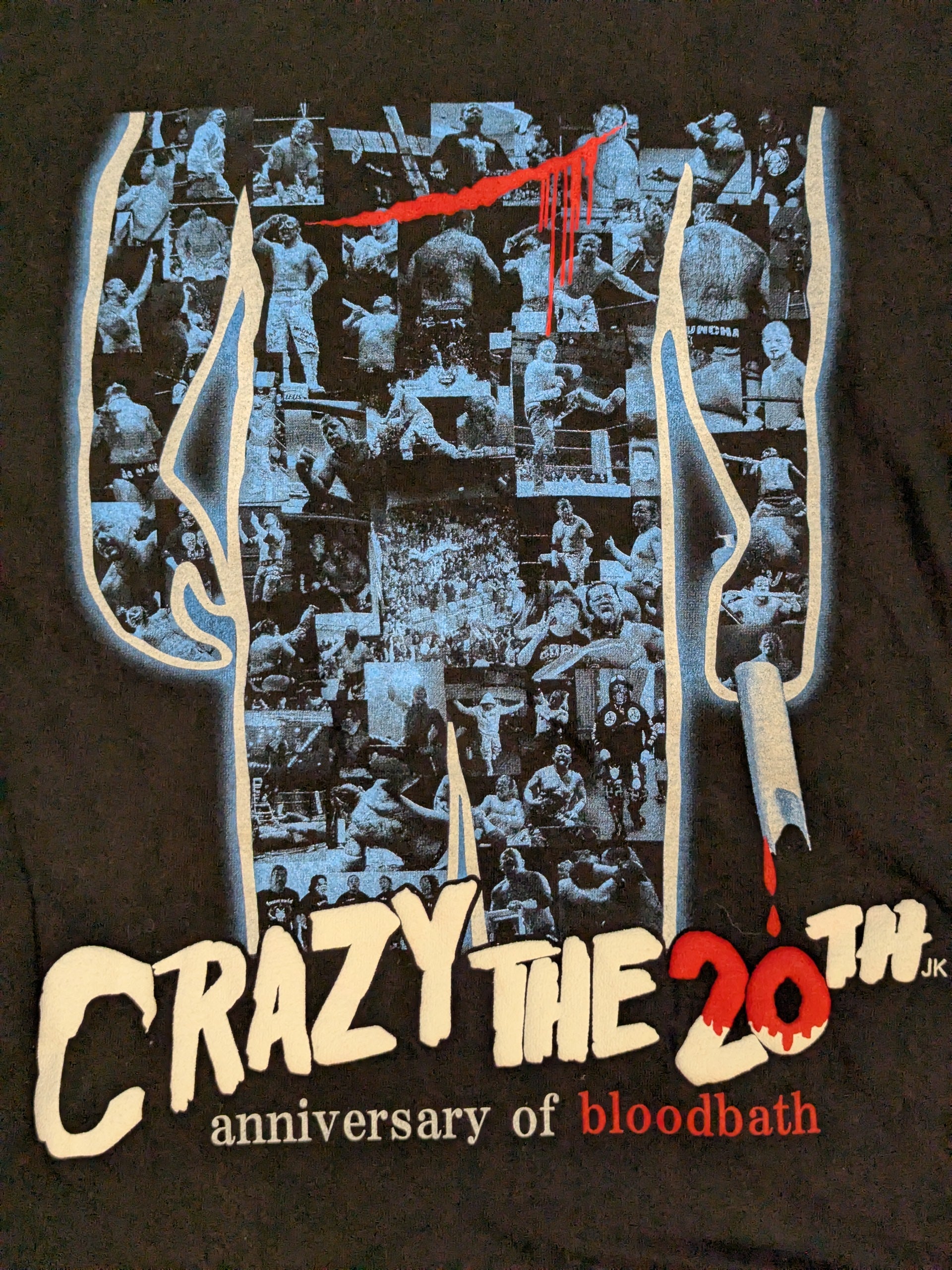 葛西純 20周年記念「CRAZY THE 20TH」Tシャツ② – 闘道館