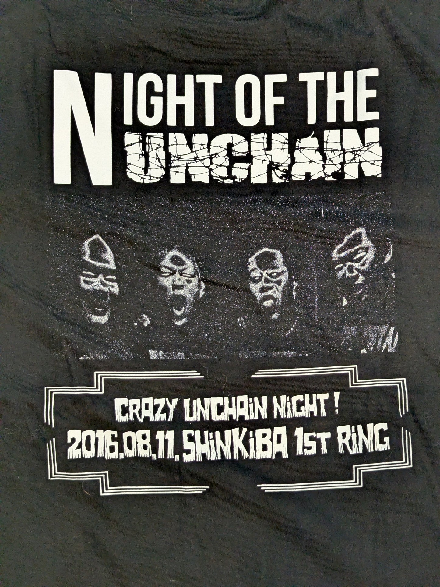 Jun Kasai unit 'NIGHT OF THE UNCHAIN' T-shirt