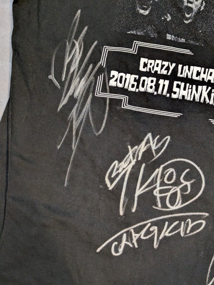 【4選手直筆サイン入り】葛西純ユニット「NIGHT OF THE UNCHAIN」Tシャツ②