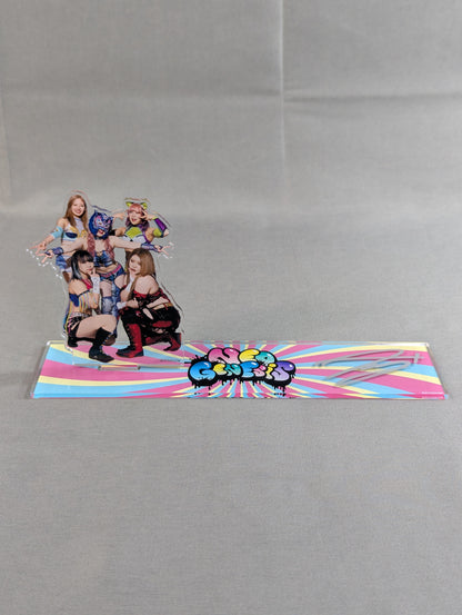[Miyu Amasaki  hand signed autograph ] NEO GENESIS Display Stand