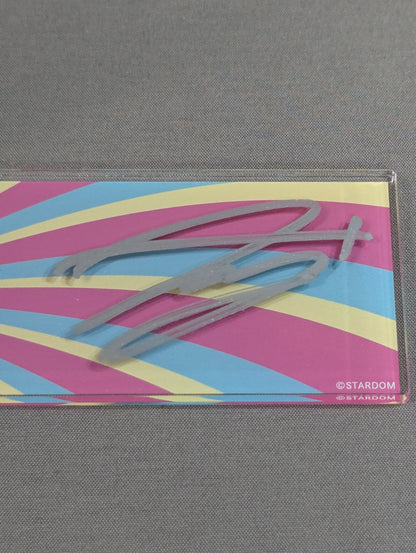 [Miyu Amasaki  hand signed autograph ] NEO GENESIS Display Stand