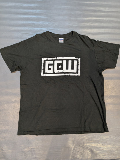 GCW Logo T-Shirt (6) (Black× White)