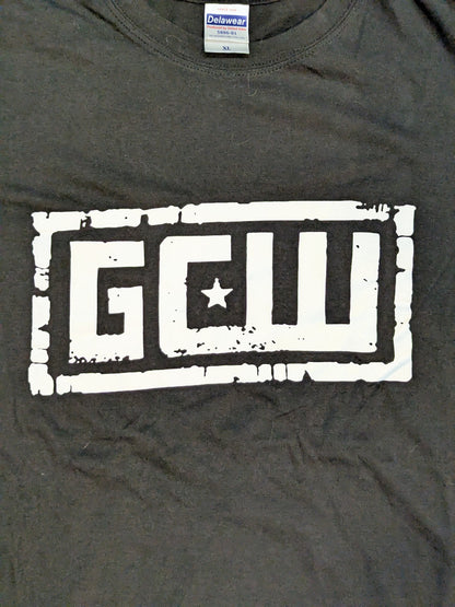 GCW Logo T-Shirt (6) (Black× White)