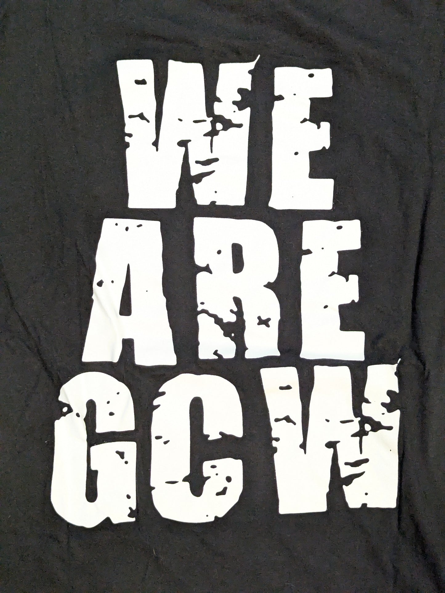 GCW ロゴTシャツ⑦(ブラック×ホワイト×レッド)