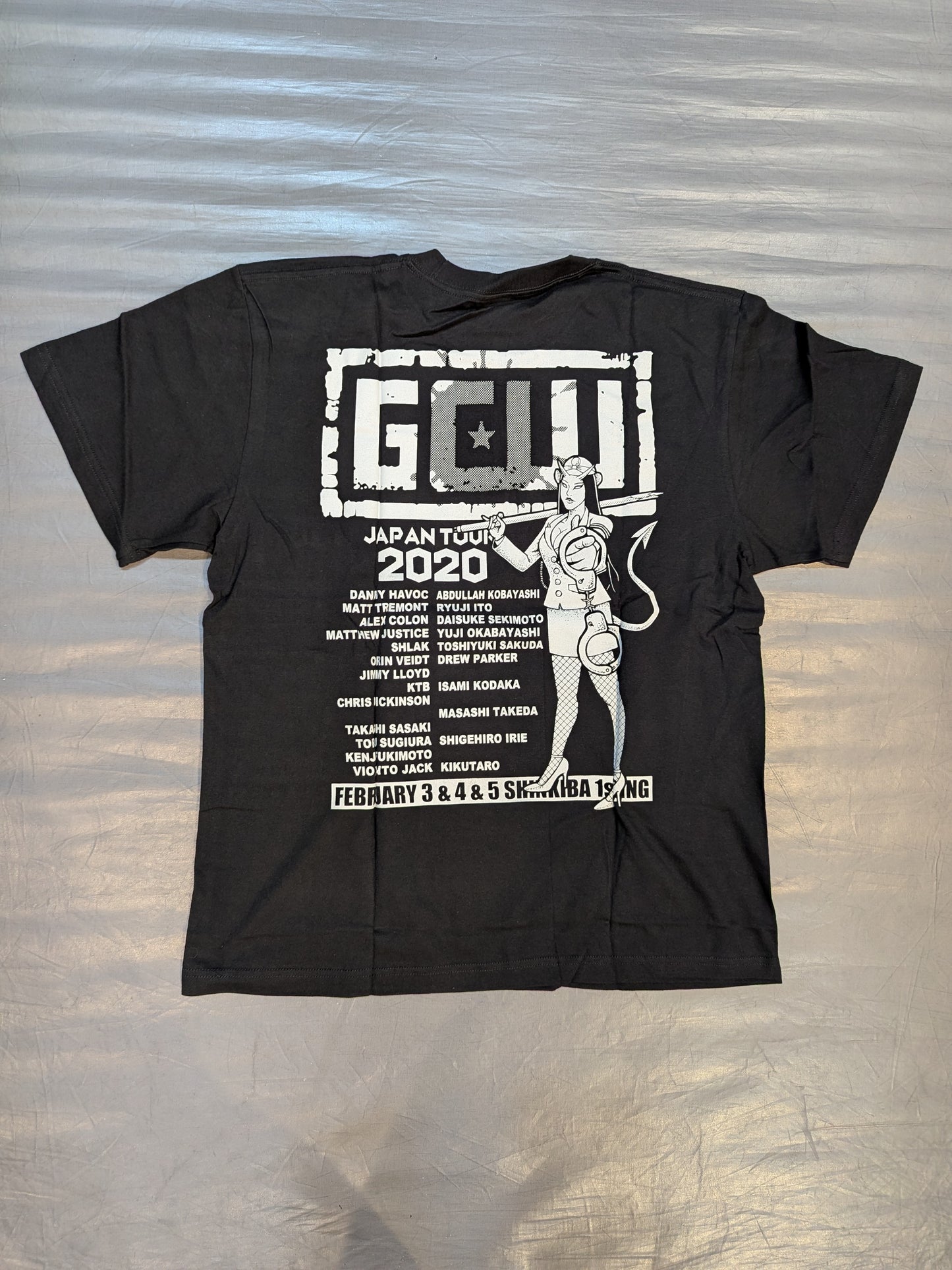 GCW「JAPAN TOUR 2020」イラストTシャツ(February 3-5)