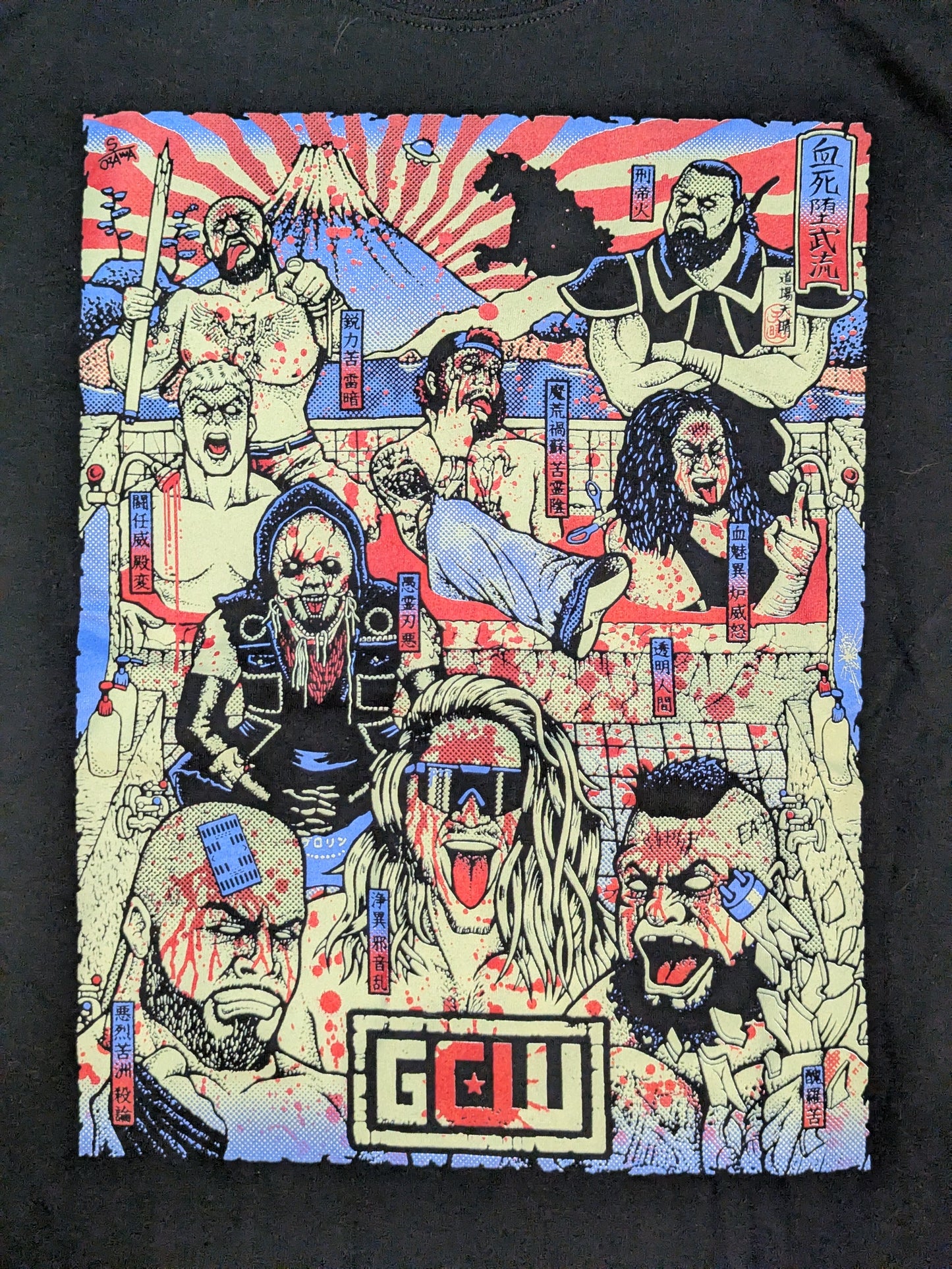 GCW "JAPAN TOUR 2019" Illustration T-Shirt (AUGUST 22-23)