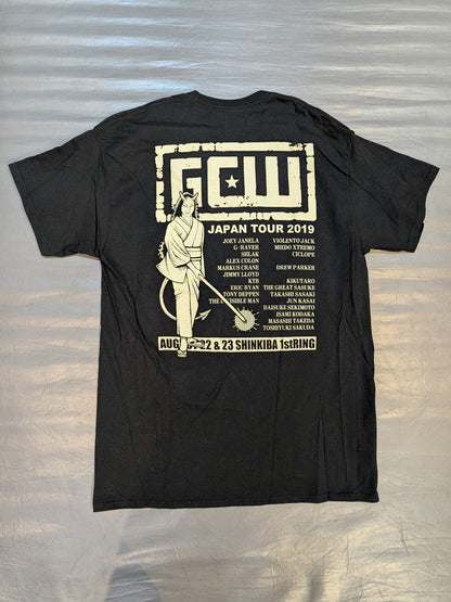 GCW "JAPAN TOUR 2019" Illustration T-Shirt (AUGUST 22-23)