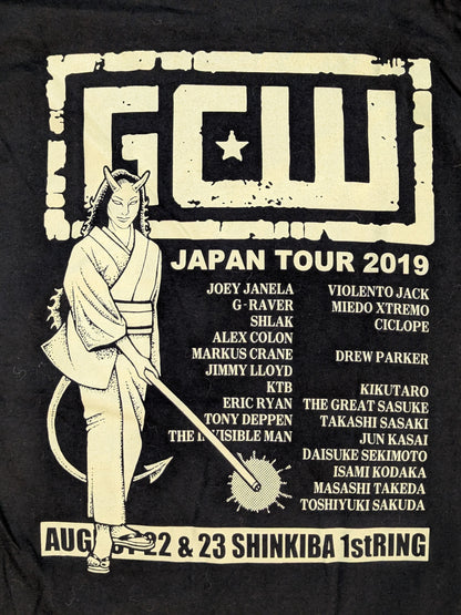 GCW "JAPAN TOUR 2019" Illustration T-Shirt (AUGUST 22-23)