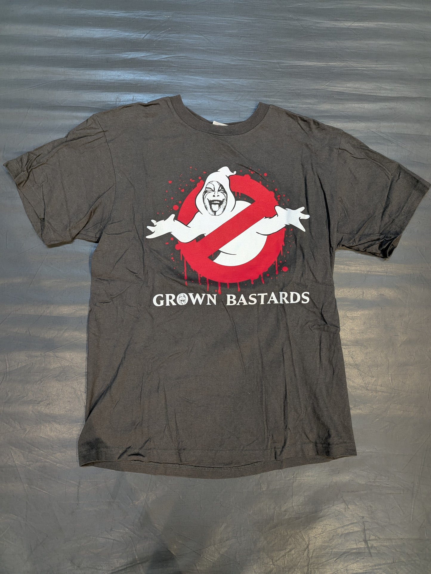 【直筆サイン入り】吹本賢児「GROWN BASTERS」Tシャツ(チャコール)