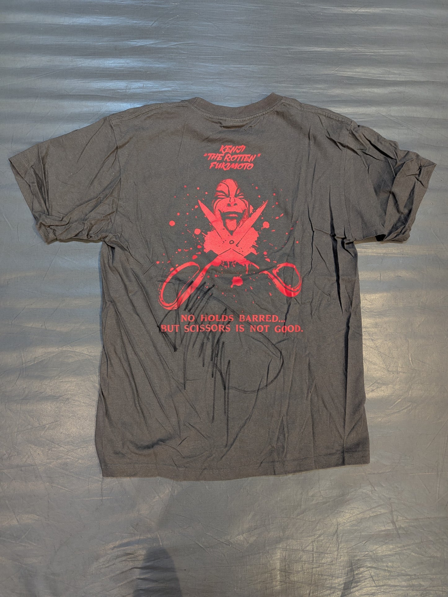 【直筆サイン入り】吹本賢児「GROWN BASTERS」Tシャツ(チャコール)