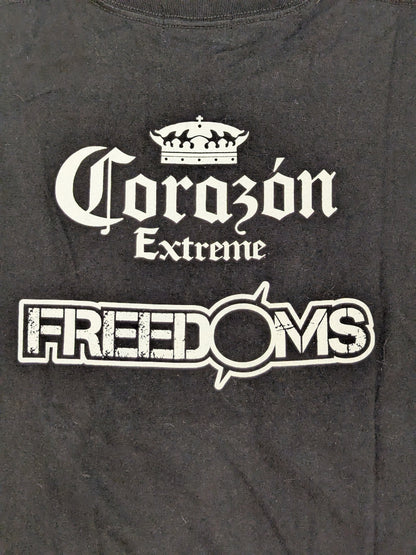 ビオレント・ジャック×CORAZON」イラストTシャツ(ブラック)