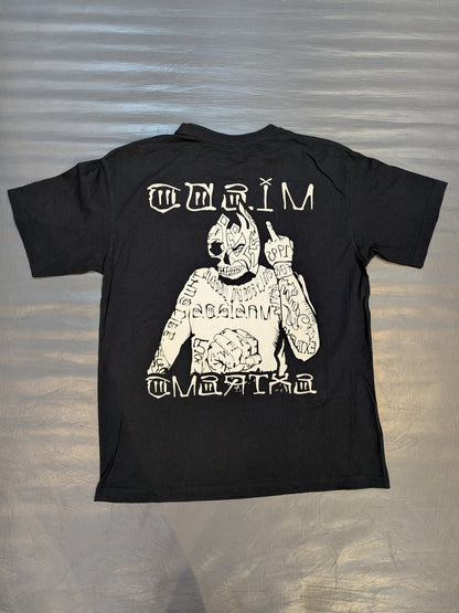 【直筆サイン入り】ミエド・エクストレモ イラストTシャツ(ブラック)