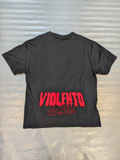 ビオレント・ジャック イラストTシャツ(ブラック)
