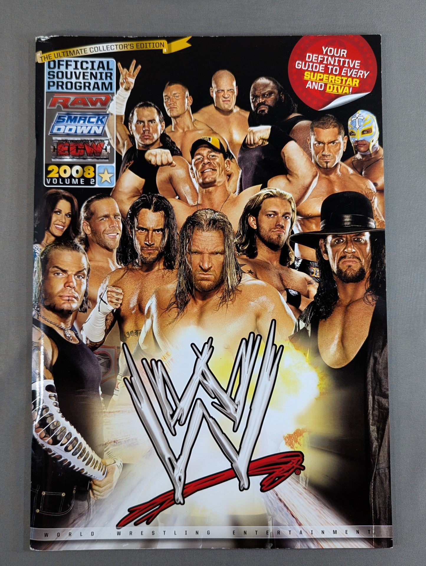 WWE OFFICIAL SOUVENIR PROGRAM 2008②