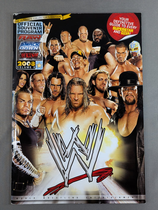 WWE OFFICIAL SOUVENIR PROGRAM 2008②