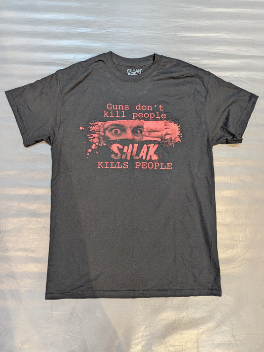 シュラック「KILLS PEOPLE」Tシャツ(ブラック)