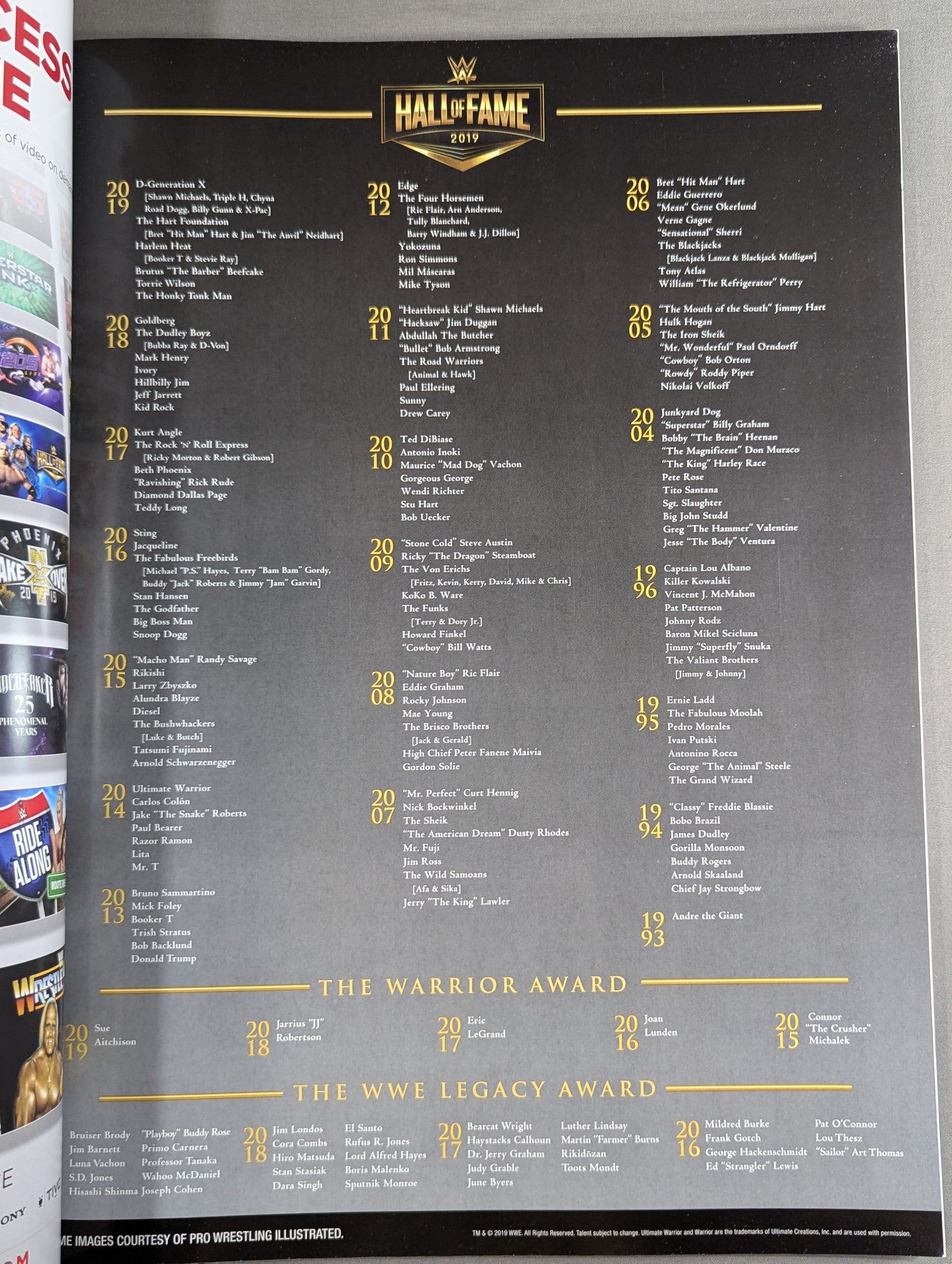 WWE / HALL OF FAME 2019＆WRESTLEMANIA 35