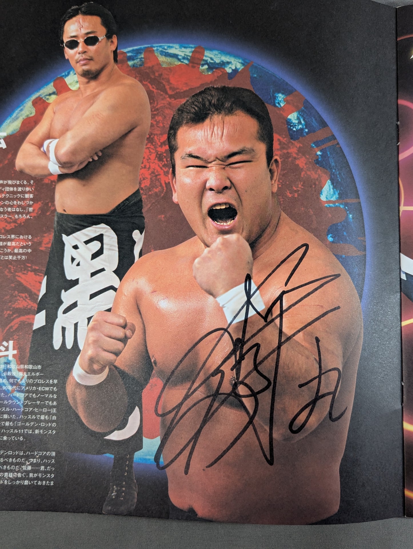 [4 fighters hand signed autograph ] Hustle 12 Hustle House vol.9