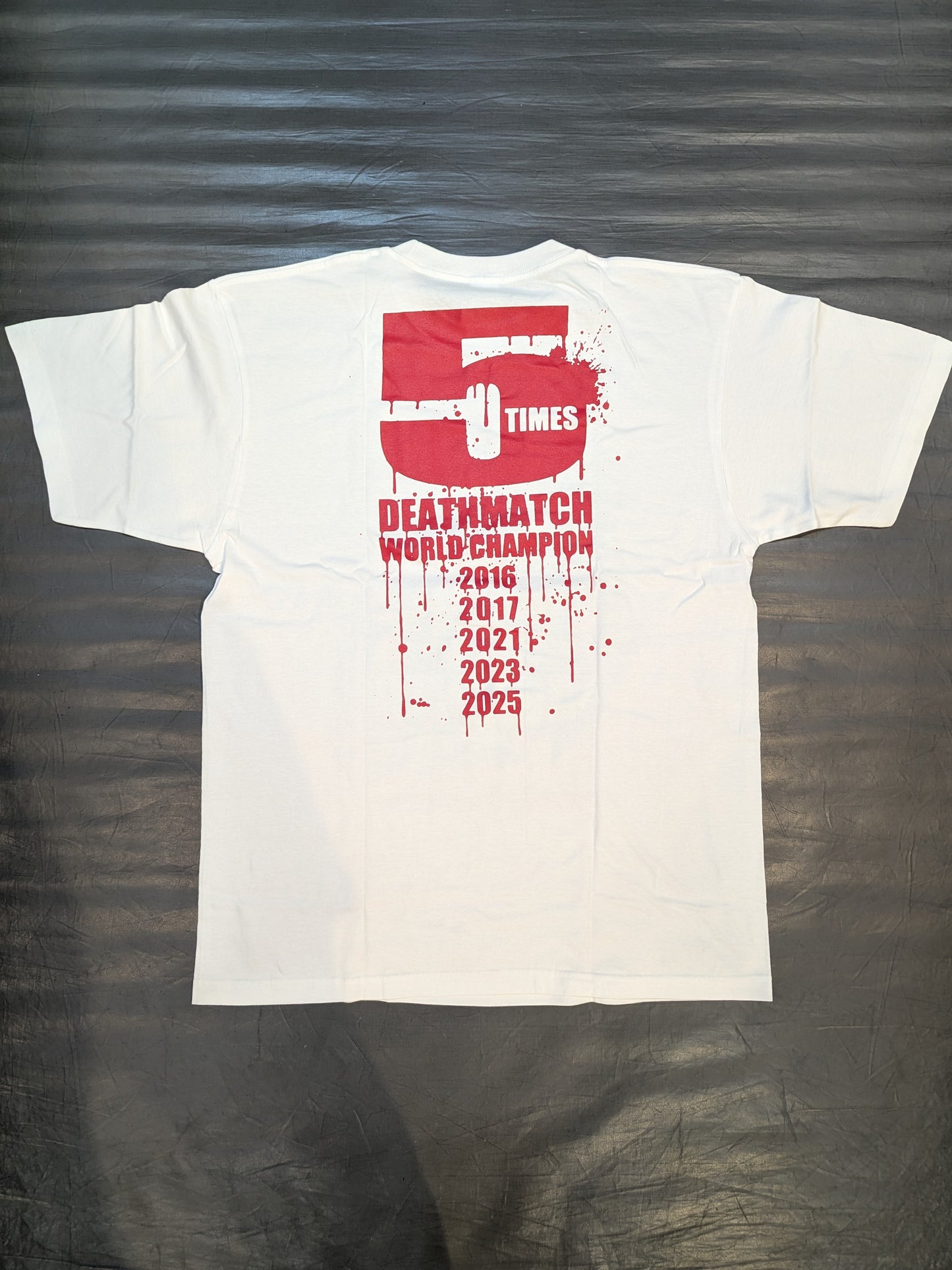 Violento Jack "DEATHMATCH LUCHADOR" Illustration T-Shirt (White)