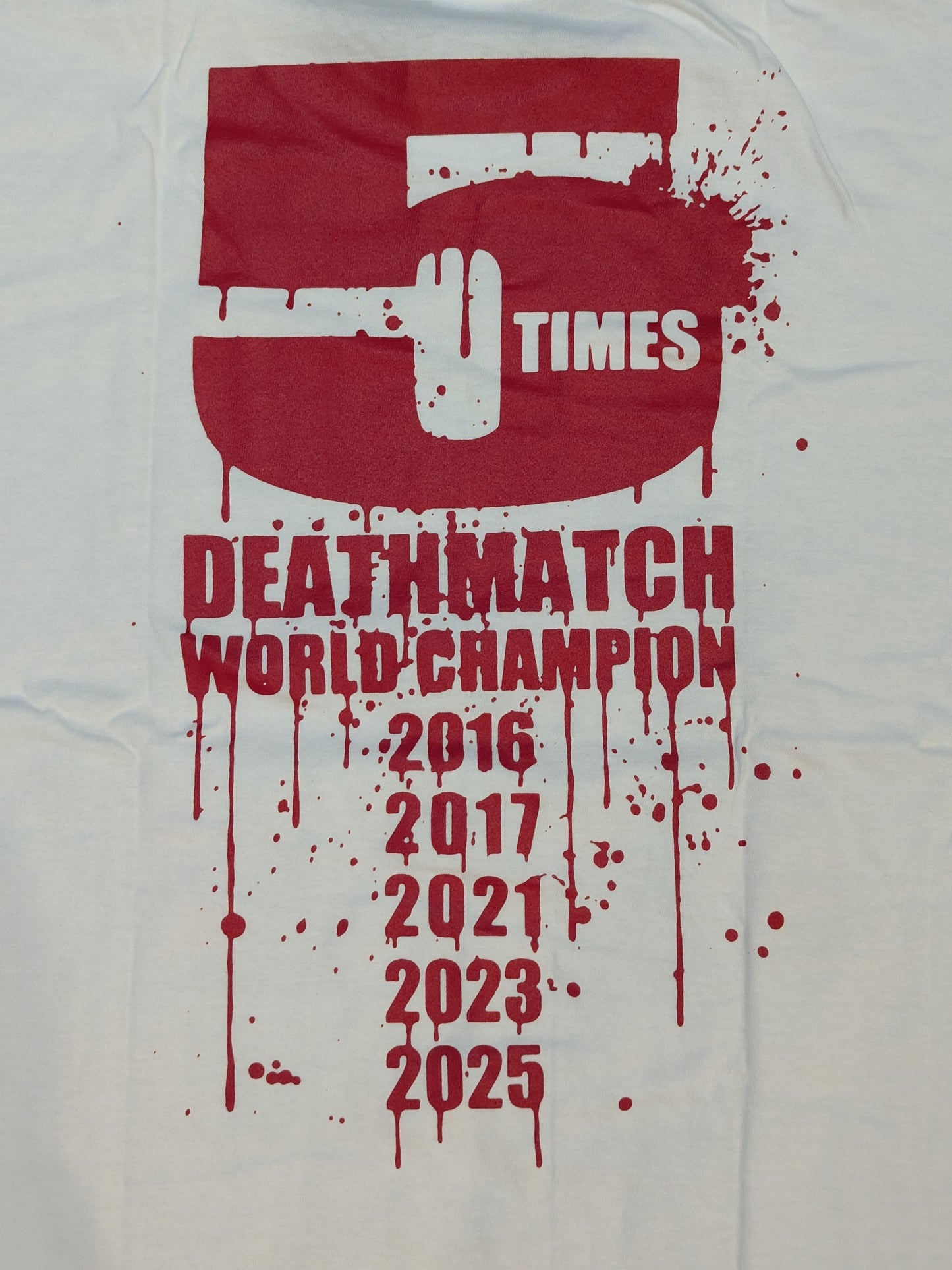 Violento Jack "DEATHMATCH LUCHADOR" Illustration T-Shirt (White)