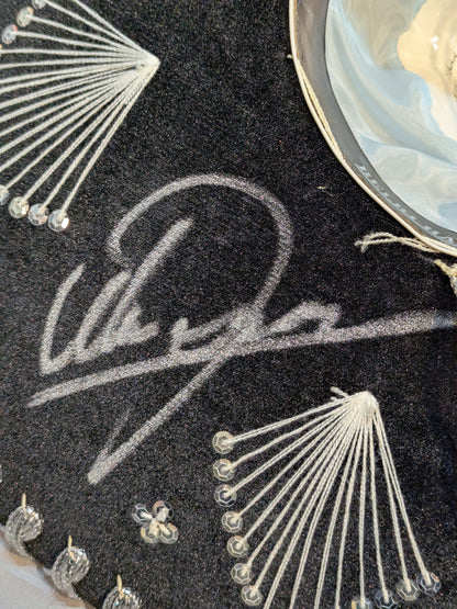 [Ultimo Dragon hand signed autograph] Sombrero (Black & Silver)