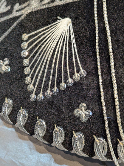 [Ultimo Dragon hand signed autograph] Sombrero (Black & Silver)