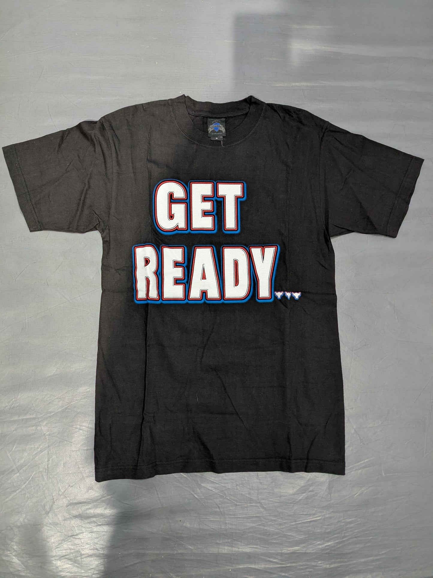 ザ・ロック「GET READY...」Tシャツ(WWE(2002) / ブラック)
